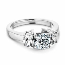 celestial three stone engagement ring lab grown diamond white gold webwhite 001