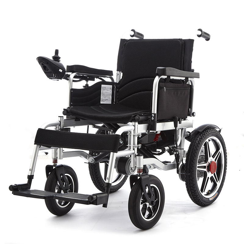 portable wheel chair fot the disabled 500w motor electric folding wheelchair (5)